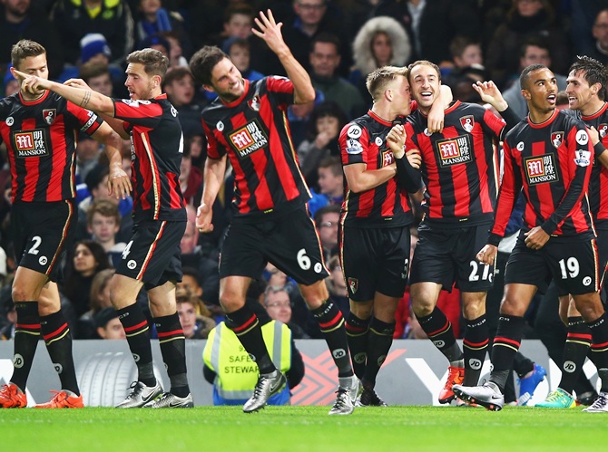 Bournemouth's players 