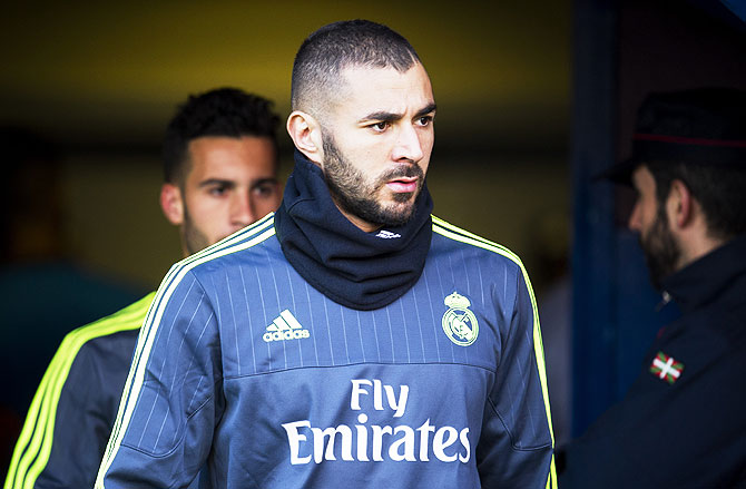 Real Madrid's Karim Benzema