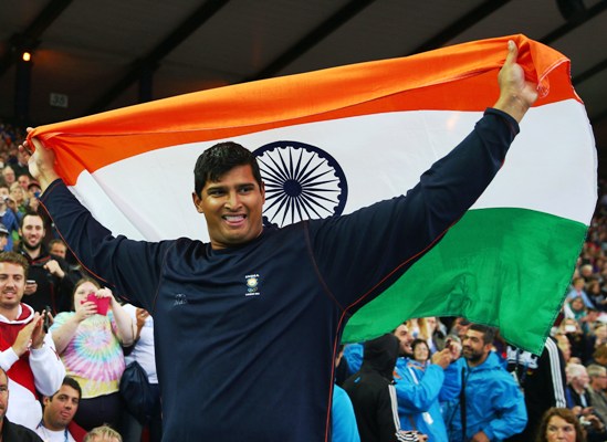 Indian discus thrower Vikas Gowda 