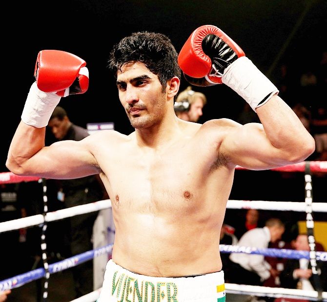 Vijender Singh has not fought any professional bout this year