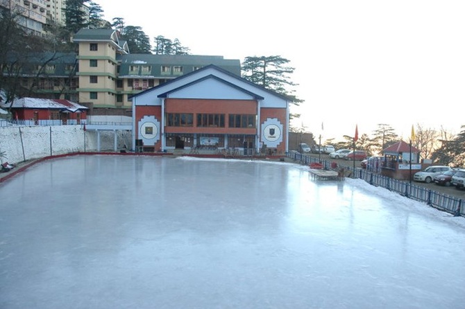 Ice skating