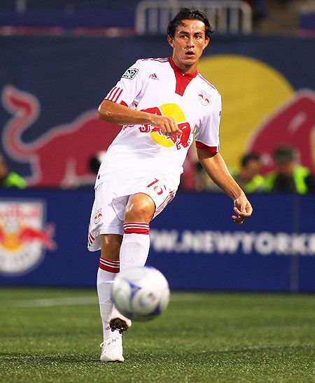New York Red Bulls' Salvadoran footballer Alfredo Pacheco