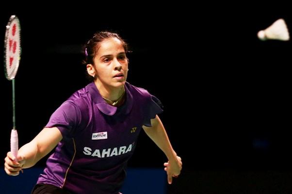 Saina Nehwal of India in action 