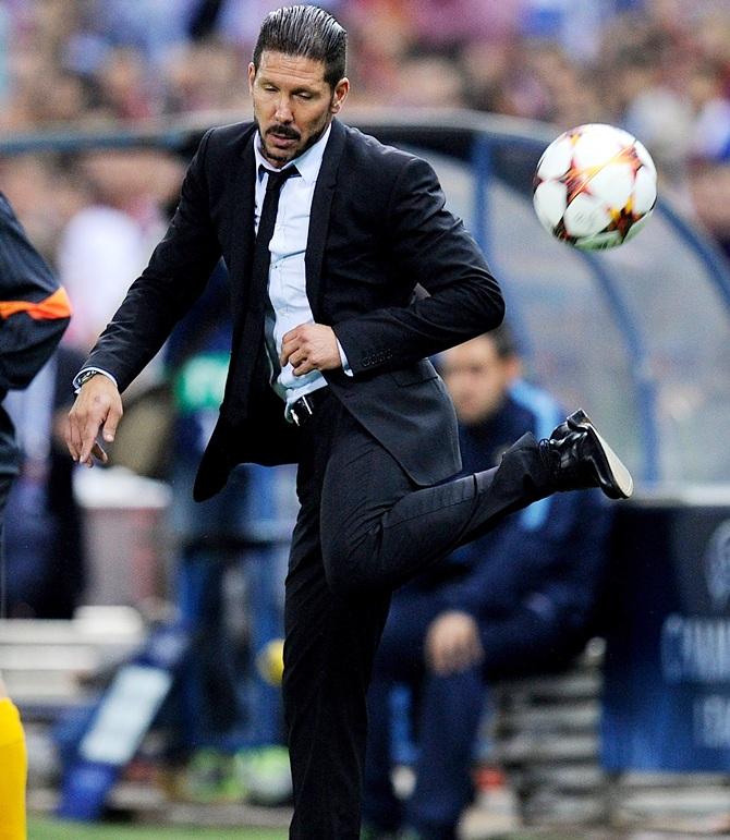 Head coach Diego Simeone of Club Atletico de Madrid 