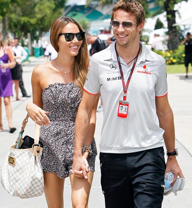 McLaren Formula One driver Jenson Button