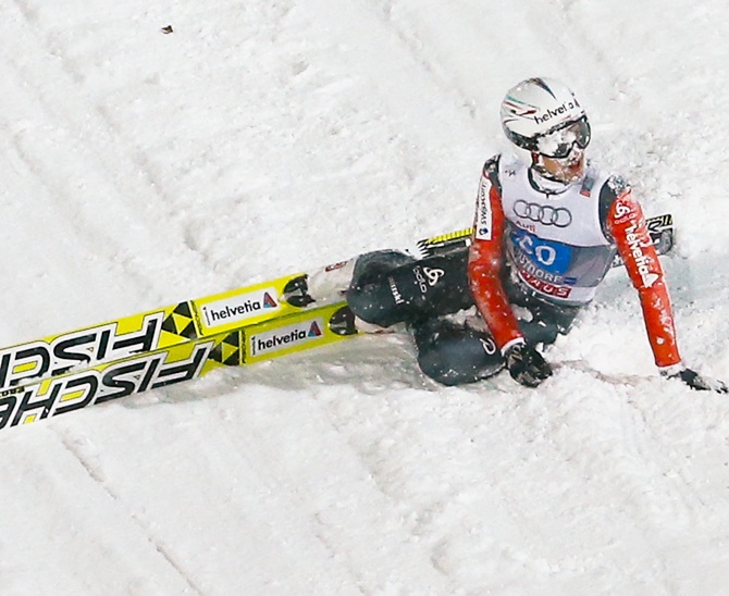 Simon Ammann of Switzerland