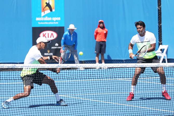 Leander Paes and Raven Klaasen