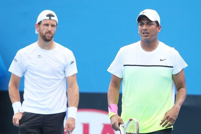 Jurgen Melzer and Mahesh Bhupathi