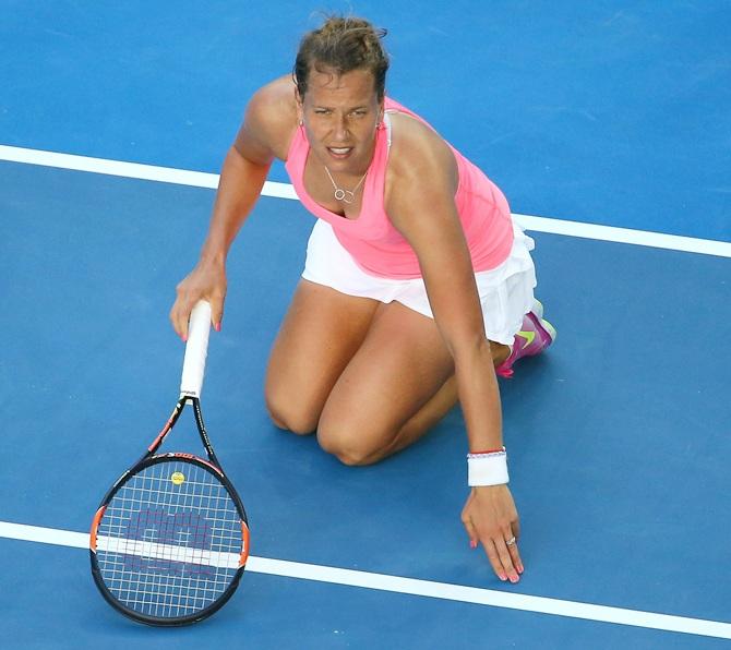 Barbora Zahlavova Strycova of the Czech Republic