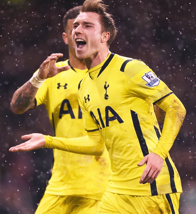 Christian Eriksen of Tottenham Hotspur