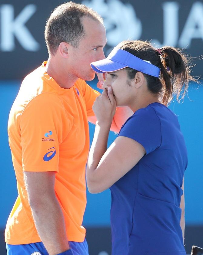 Bruno Soares and Sania Mirza