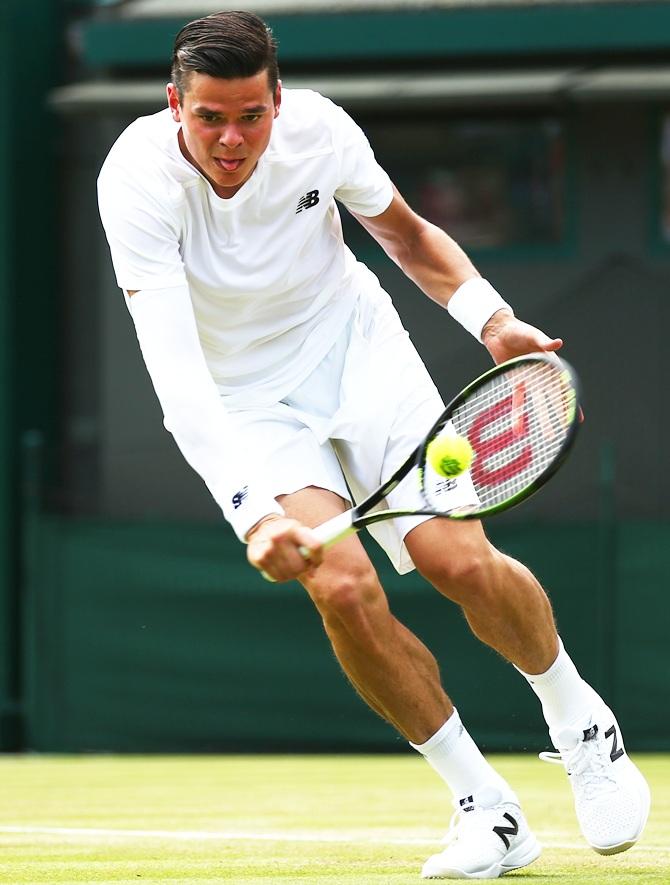 Milos Raonic of Canada