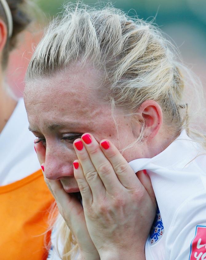 Laura Bassett of England 