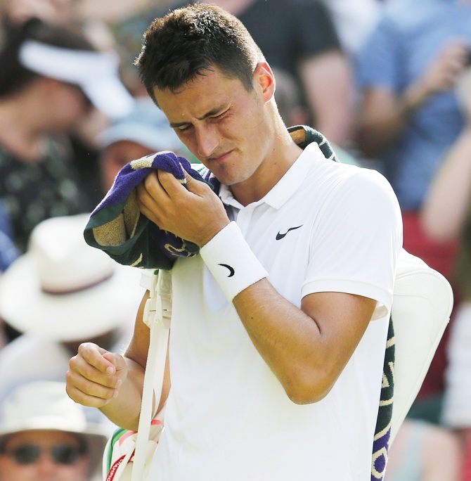 Tomic was fined 45,000 pounds ($57,000) for not playing to ‘required professional standards