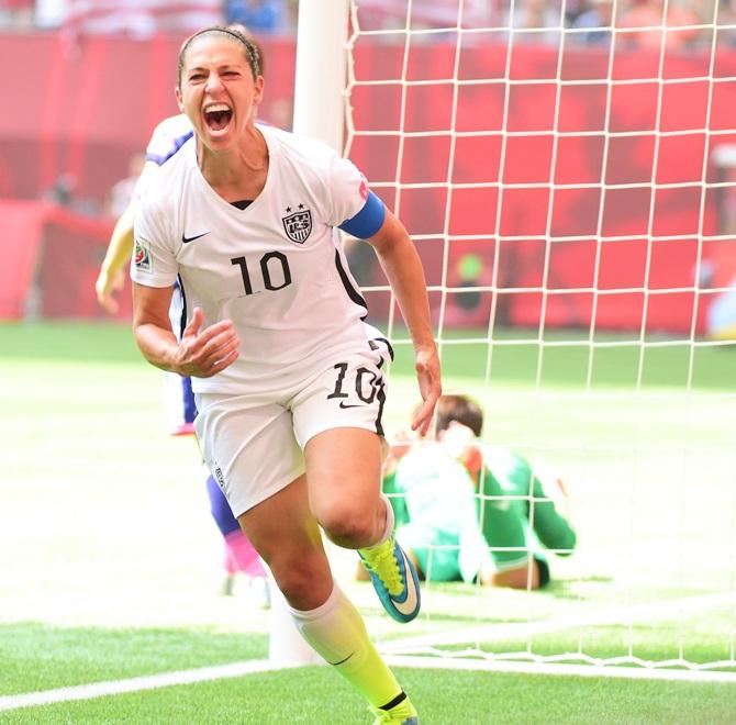 United States midfielder Carli Lloyd