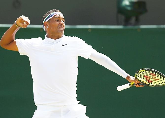 Nick Kyrgios of Australia 