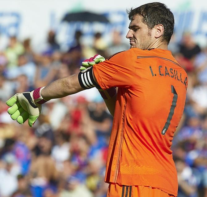 Real Madrid's Iker Casillas