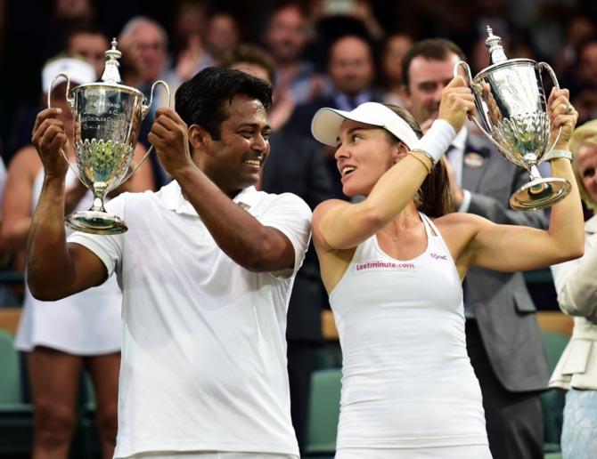 Leander Paes and Martina Hingis