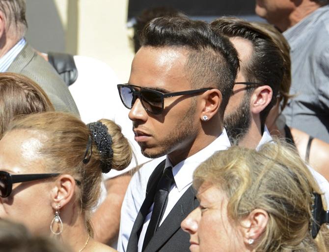 Formula One driver Lewis Hamilton