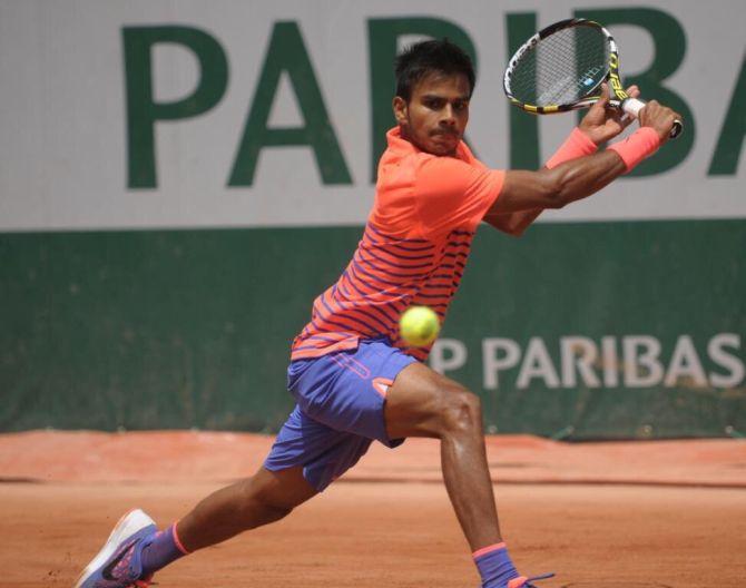 2015 Wimbledon boys' doubles champion Sumit Nagal