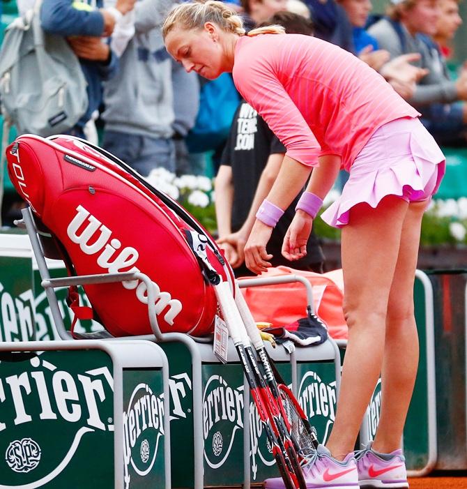 Czech Republic's Petra Kvitova