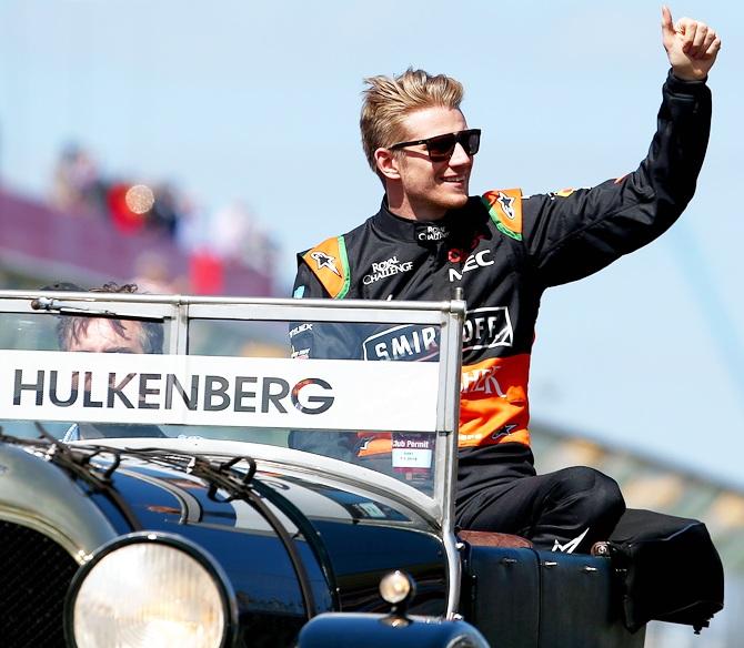 Nico Hulkenberg of Germany and Force India