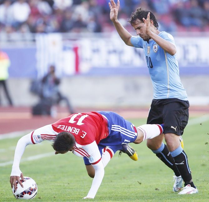 Paraguay's Edgar Benitez