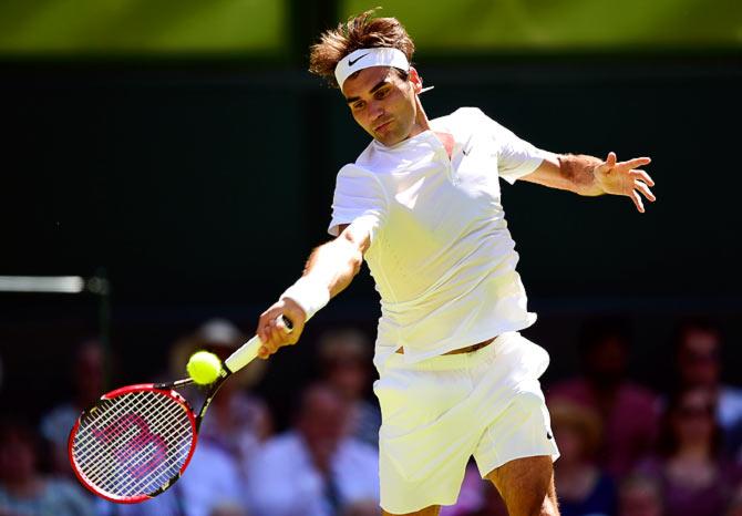 roger federer forehand wimbledon