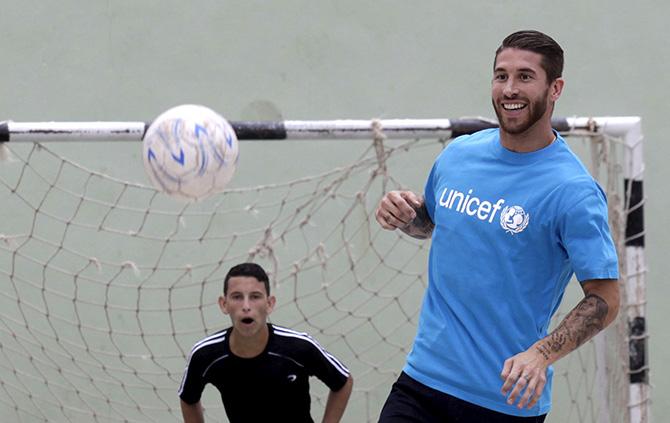 Real Madrid captain Sergio Ramos