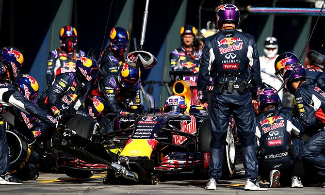 Daniel Ricciardo of Red Bull Racing