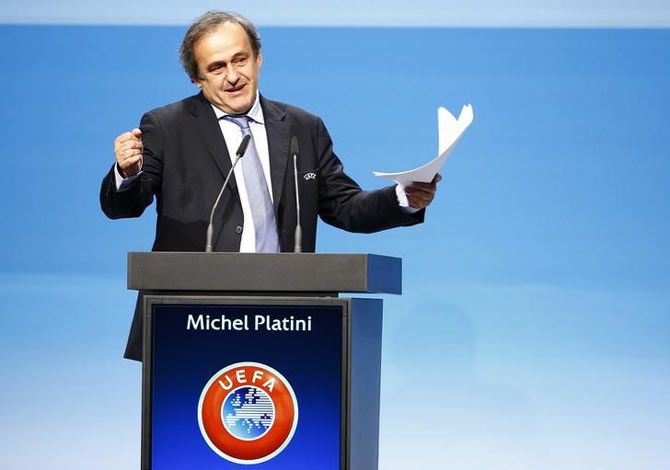 UEFA head Michel Platini 