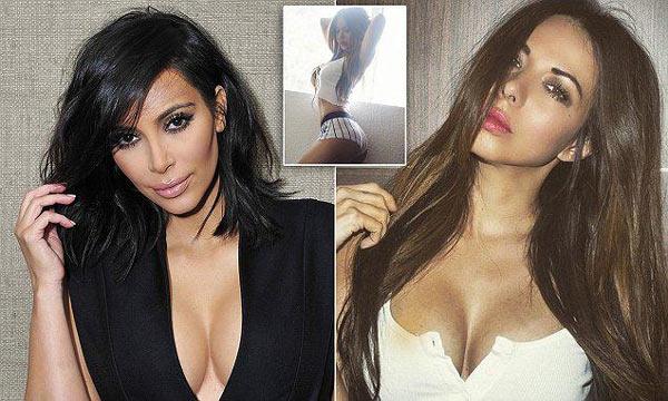 Kim Kardashian (left) and Jimena Sanchez (left)