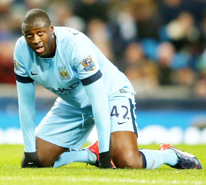 Yaya Toure of Manchester City 