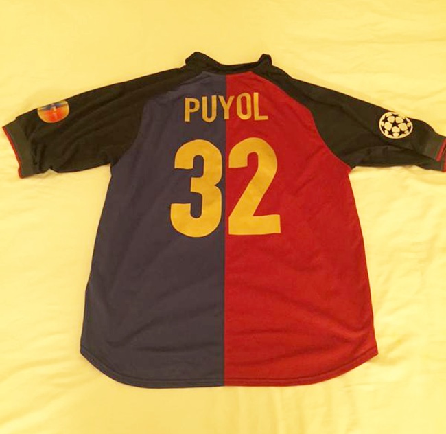 puyol jersey number