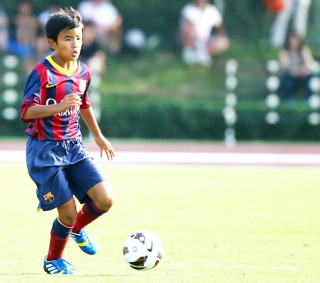 Takefusa Kubo of FC Barcelona