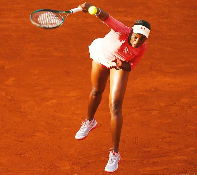 Sloane Stephens of the United States