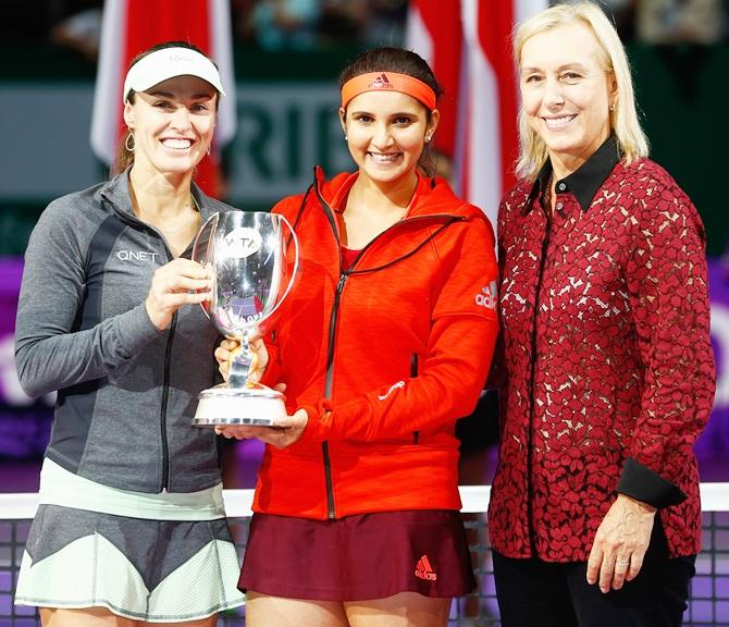 Sania Mirza and Martina Hingis