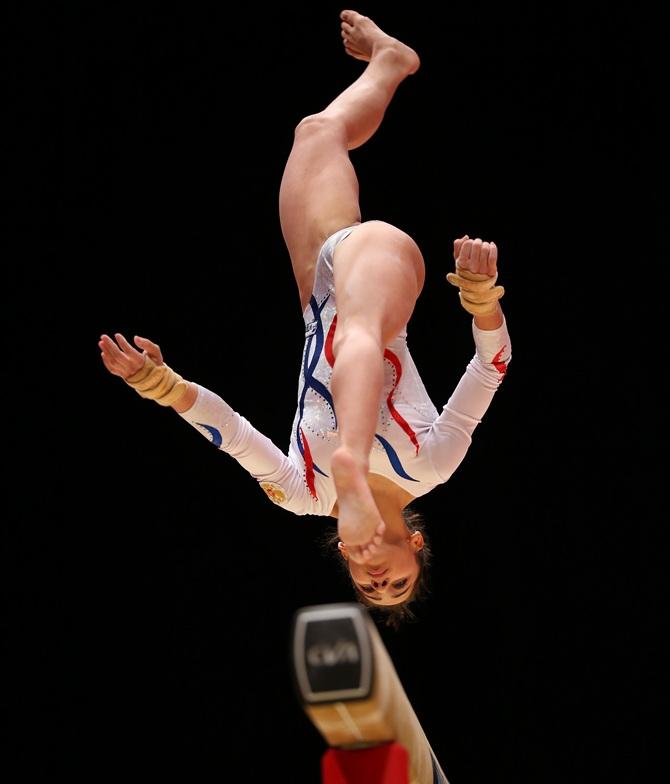 Seda Tutkhakian of Russia competes