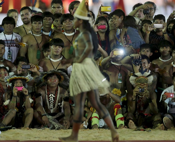 Captivating Photos From The Indigenous World Games In Brazil Rediff Sports