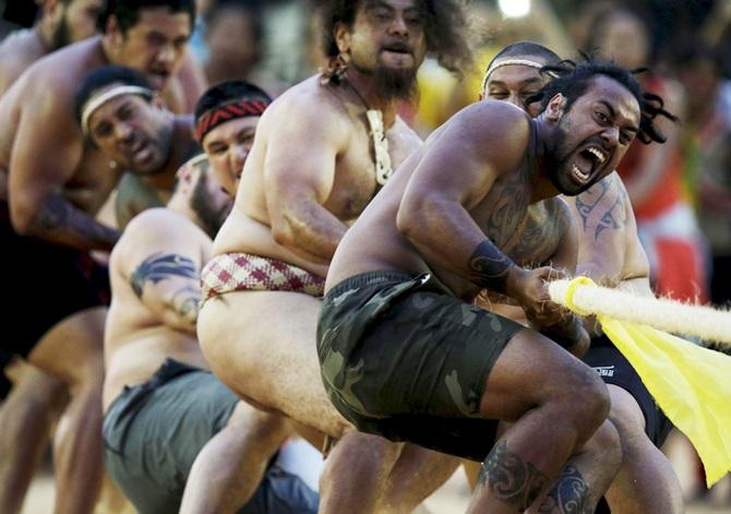 Maori men