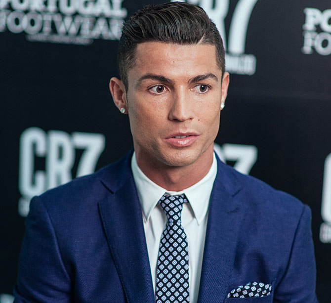 Real Madrid football player Cristiano Ronaldo 