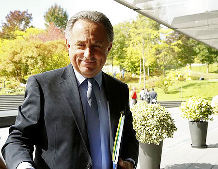 Russian Sports Minister and member of the FIFA executive committee Vitaly Mutko 