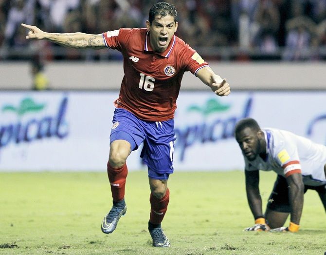 Costa Rica's Cristian Gamboa