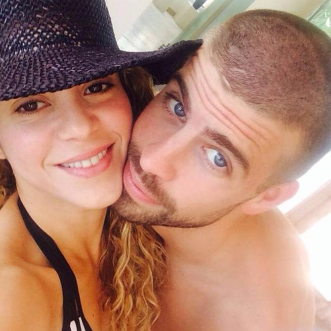 Shakira with Gerard Pique 