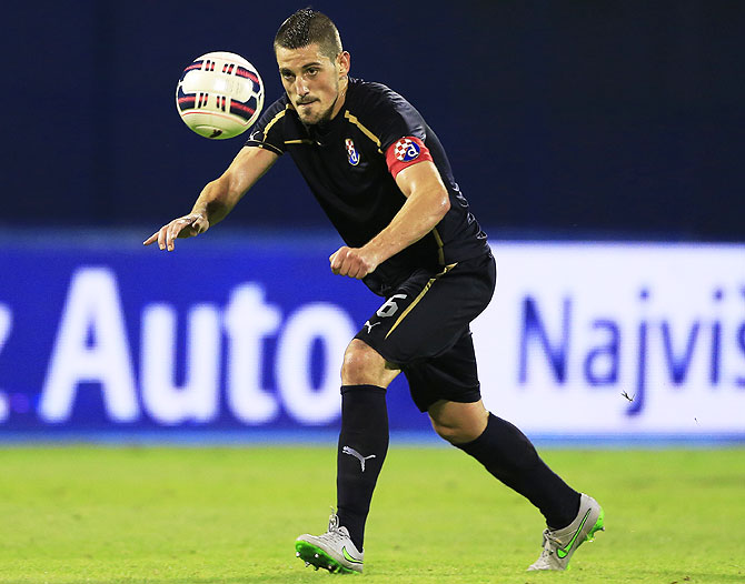  Arijan Ademi of FC Dinamo Zagreb in action