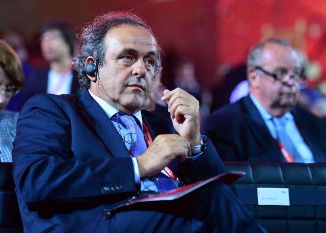 President of UEFA Michel Platini