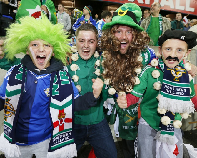 Northern Ireland fans 