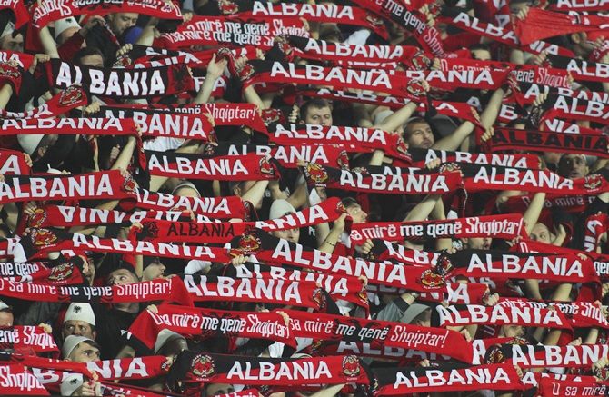 Albania supporters 