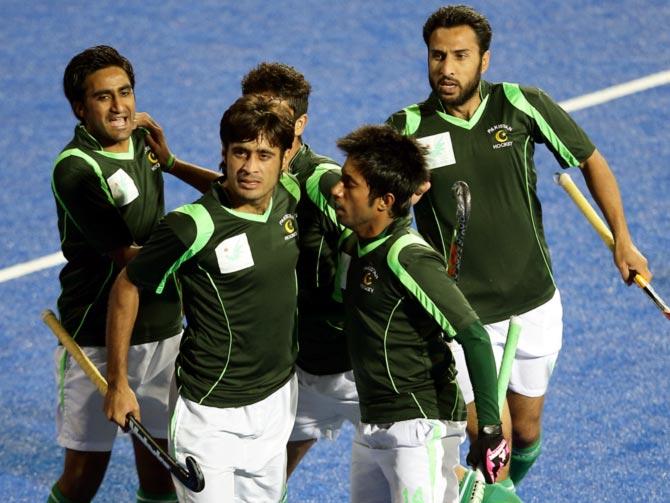 Pakistan's players during the 2014 Asian Games hockey match against India in Incheon (Image used for representative purposes)