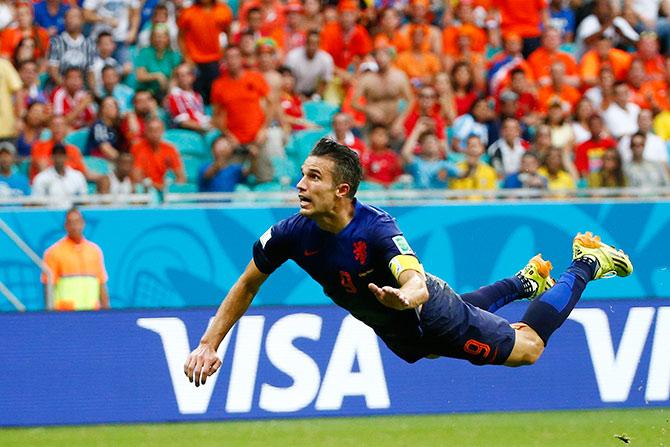 Robin van Persie of the Netherlands